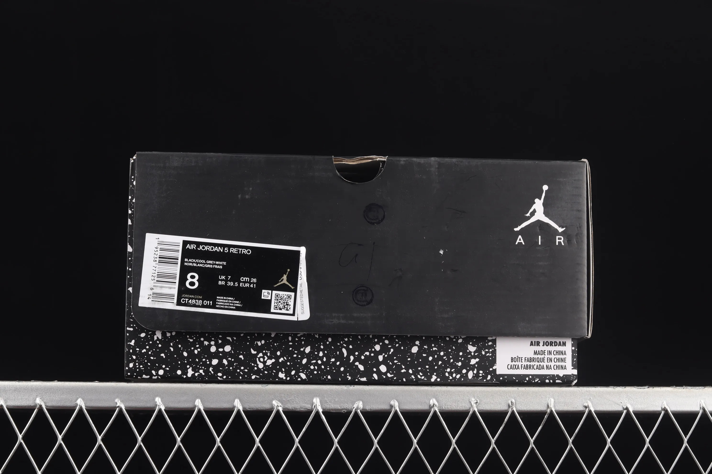 All categories Air Jordan Jordan series basketball shoes Air Jordan 5 Air Jordan 5 "Oreo" AJ5 Joe 5 cement gray CT4838-011